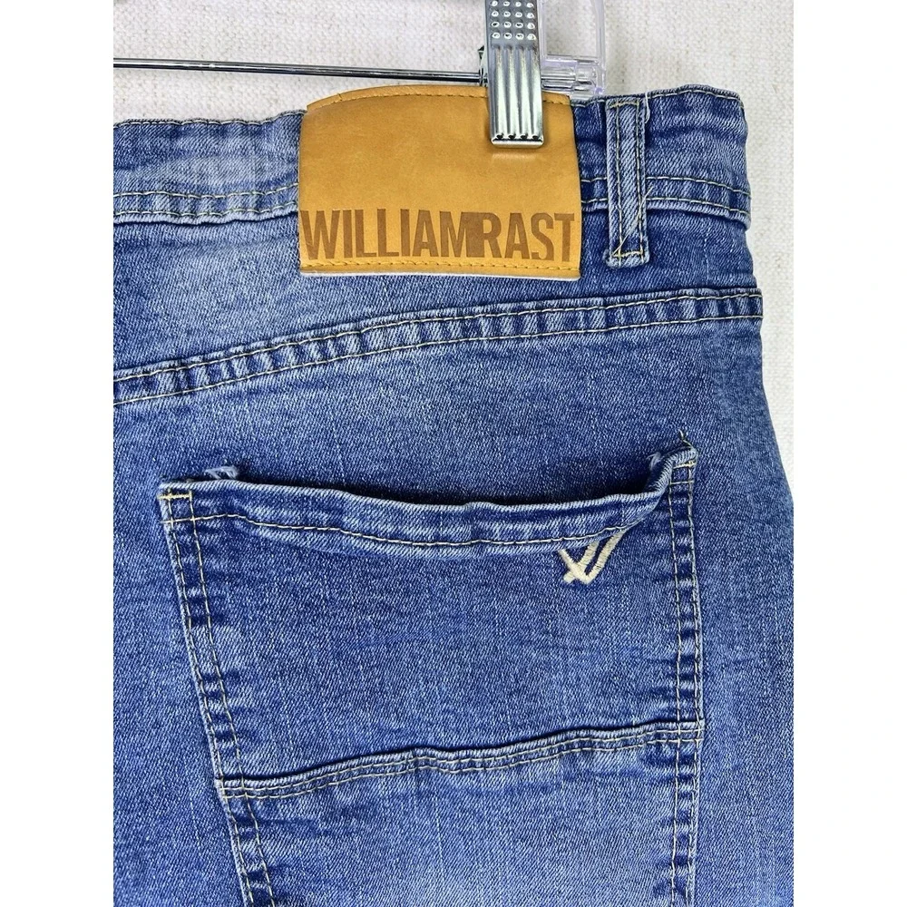 William Rast Manhattan Slim Men's Blue Denim Jeans 38x30‎ ✅
